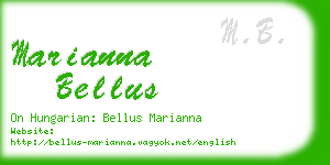 marianna bellus business card